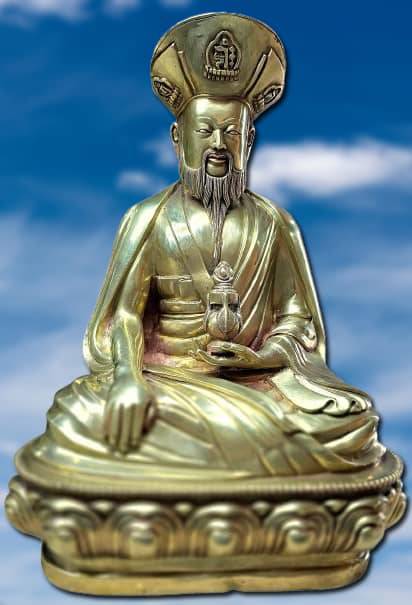 Zhabdrung Ngawang Namgyal Rinpoche Statue – Handcrafted in Bhutan - Image 2