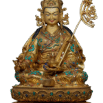 Guru Padmasambhava Rinpoche brass and bronze statue handcrafted in Bhutan